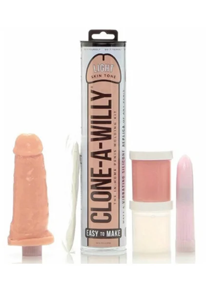 Clone-A-Willy Make Your Own Vibrating Silicone Dildo - Light Skin Tone