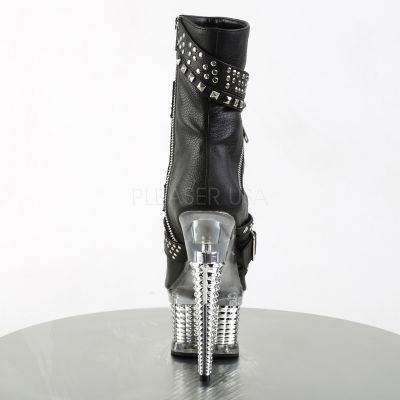 6 1 2 inch Heel 2 1 2 inchesPF Peep Toe Textured Platform Boot