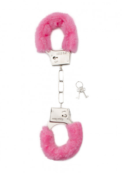 Furry Handcuffs - Pink - BDSM Handcuffs
