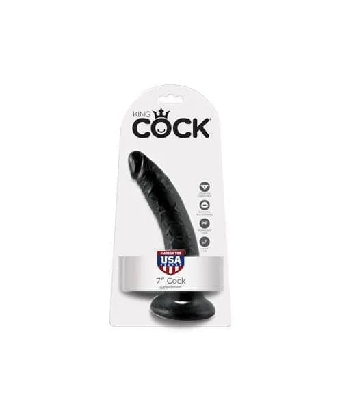 King Cock 7-Inch Cock - Black