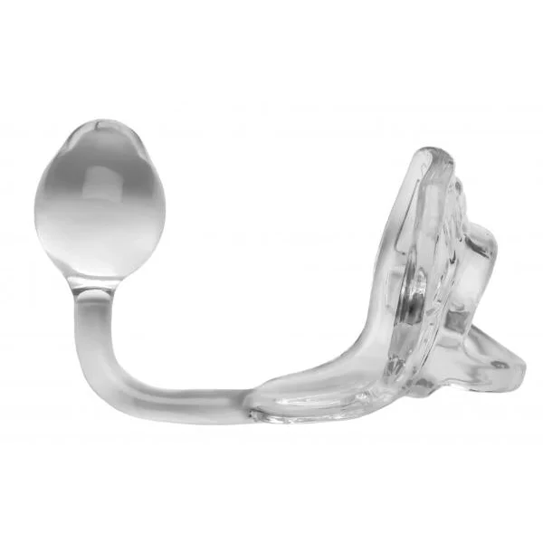 Armour Tug Lock Cock Ring Clear