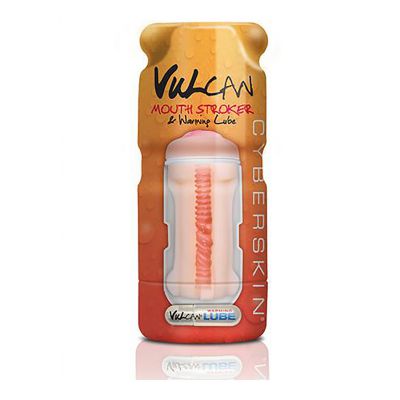 Vulcan Mouth Stroker w Warming Lube Cream Blowjob Stroker