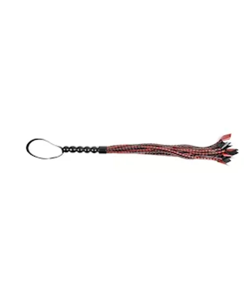 Saffron Braided Flogger - Black / Red — image 8 of 14
