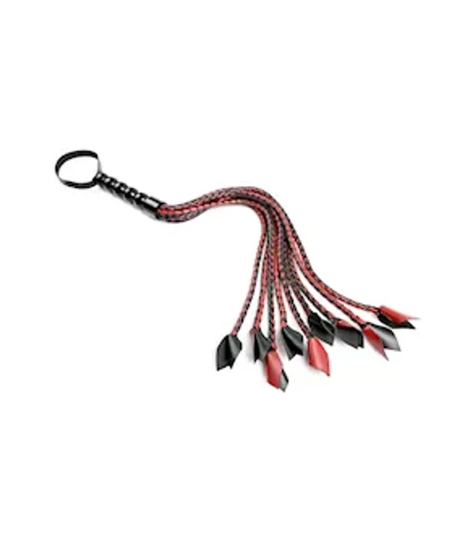 Saffron Braided Flogger - Black / Red — image 10 of 14