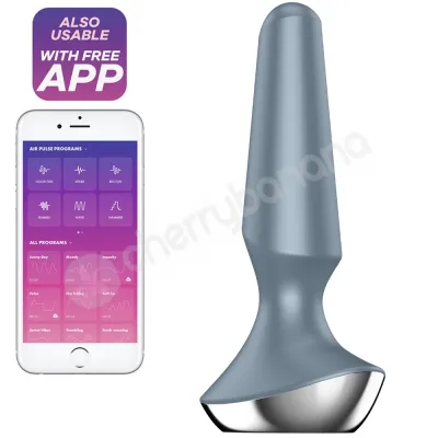 Satisfyer Plug Ilicious 2 Grey 5 3 Vibrating App Controlled Butt Plug