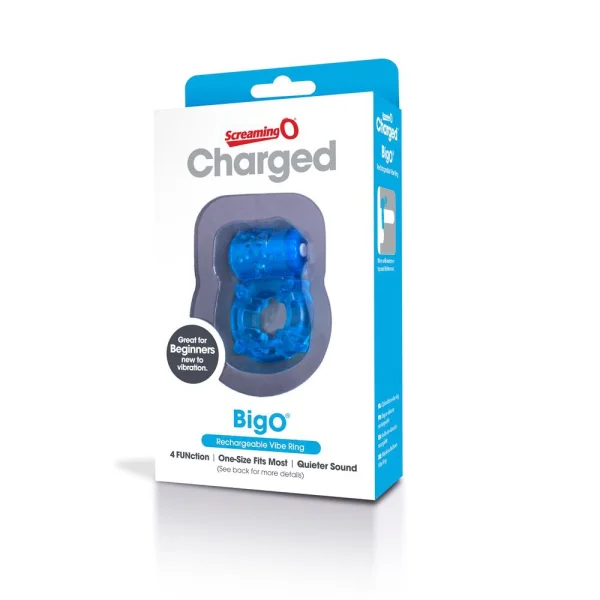 Charged Big O Cock Ring - Blue — image 11 of 25