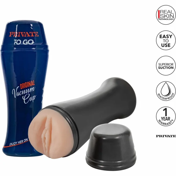 Private Original Vacuum Cup To Go Penis Masturbator By CalExotics