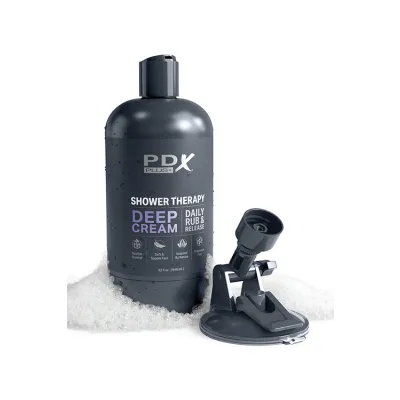 PDX Deep Cream 8 1 Discreet Shower Bottle Stroker
