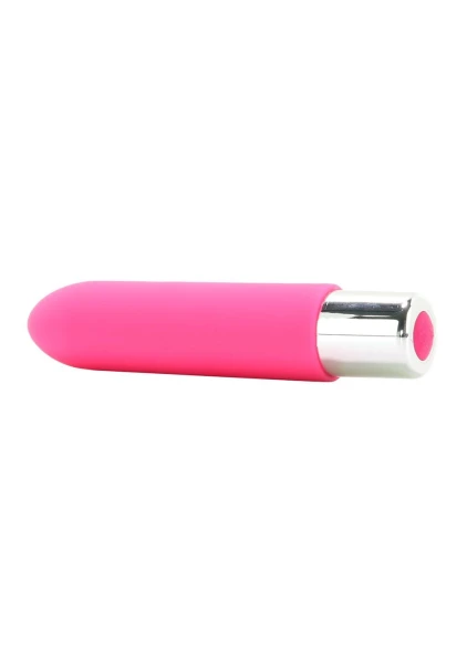BAM MINI Rechargeable Bullet Silicone Vibrator by VeDO - Pink
