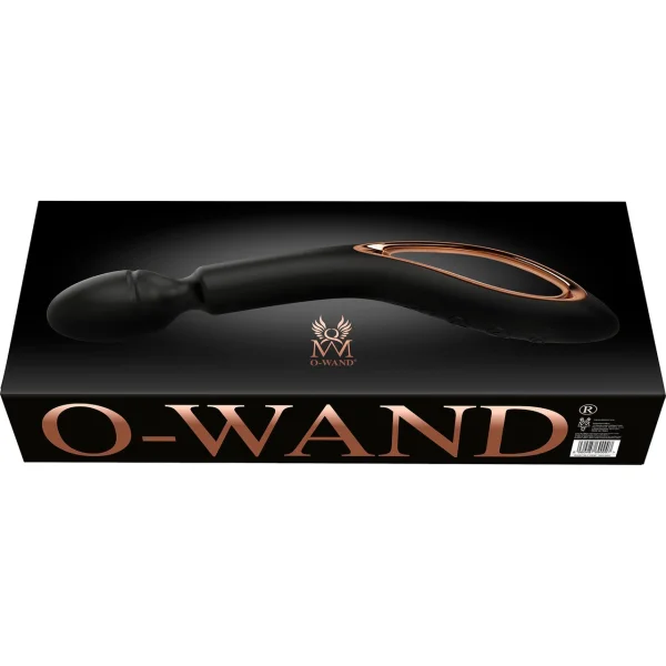 O-WAND II Waterproof Rechargeable Silicone Personal Massager - Noir
