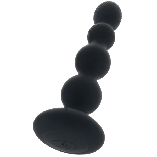 Nexus Tornado Probe Rechargeable Waterproof Silicone Rotating & Vibrating Anal Beads With Remote