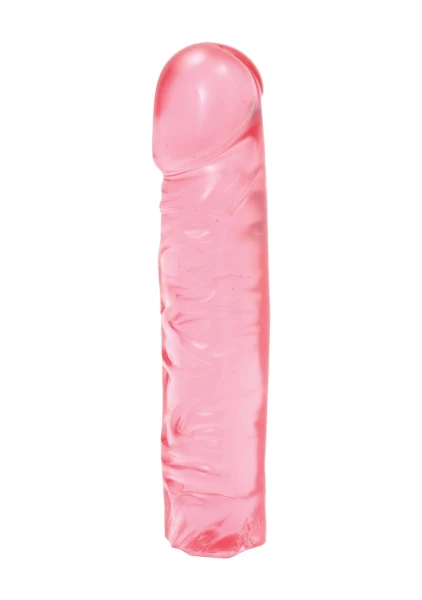 Crystal Jellies 8 inch Classic Dildo - Purple
