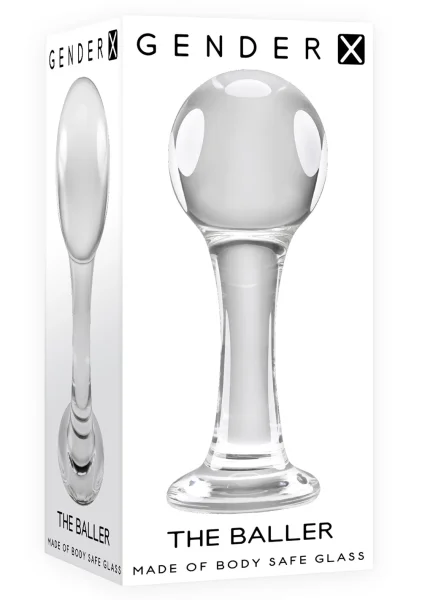 Gender X The Baller Glass Plug