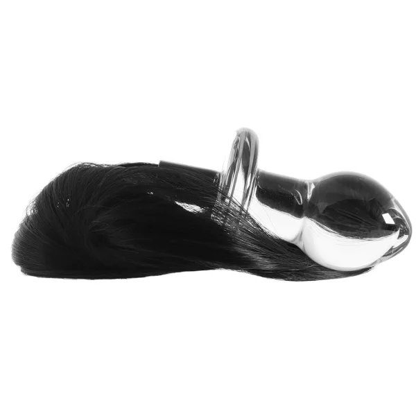 Gläs 3" Horse Tail Glass Butt Plug