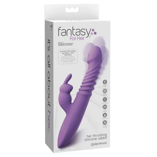 Fantasy For Her Her Thrusting Silicone Rabbit