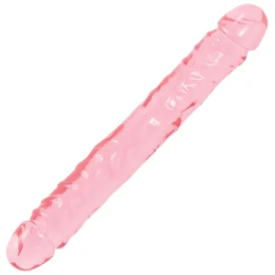 Jr Double Dong Pink Jellie 12