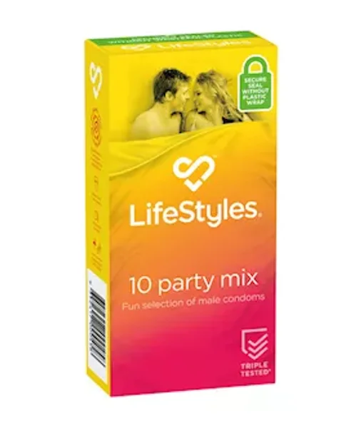 Lifestyles Party Mix 10s Condoms - Assorted — image 3 of 3