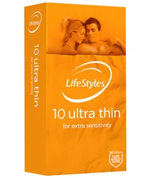 Lifestyles Ultra Thin 10s Condoms - Orange - Regular — image 2 of 2