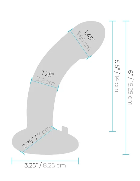 Pegasus 6" Curved Peg Strap-On Set