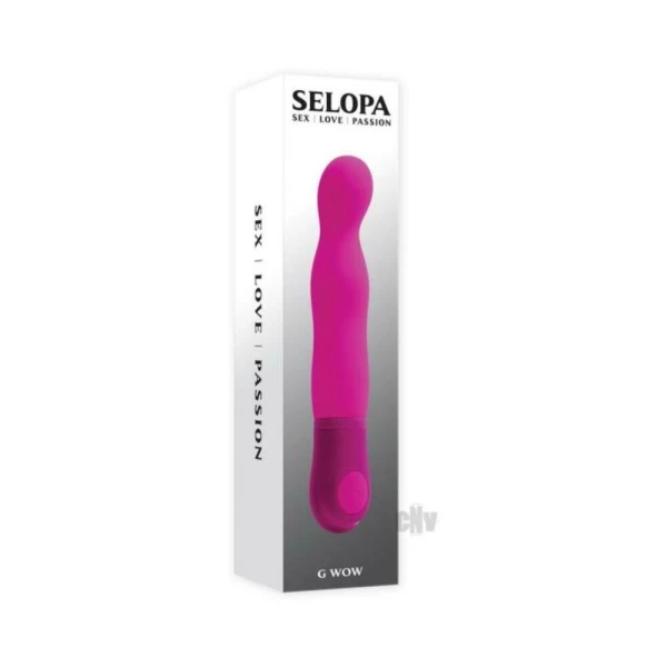 G Spot Vibrators: Selopa G Wow Silicone G-spot Vibrator Pink