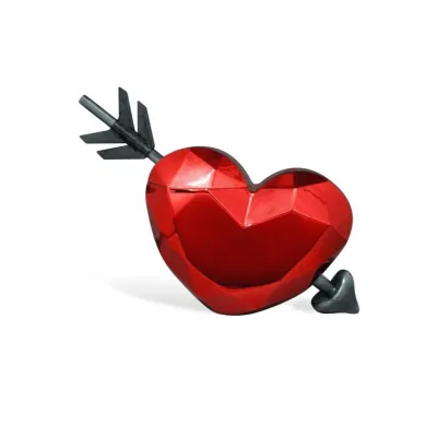 Kheper Games Heart Shaped Drinking Cup with Cupid s Arrow Straw