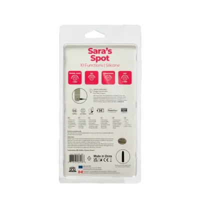 Sara s Spot Rechargeable Bullet With Removable G spot Sleeve Pink