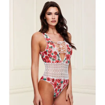 Baci 3206 Floral Lace Teddy