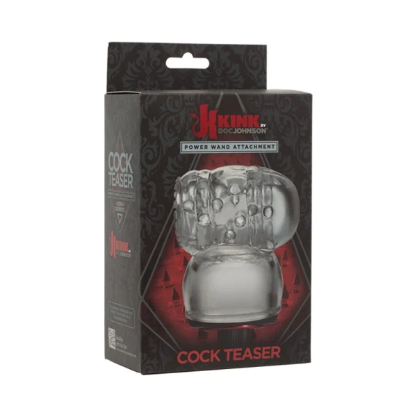Kink Wand Attachment Cock Teaser Clear