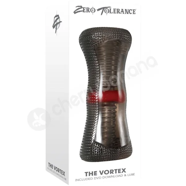 Zero Tolerance The Vortex Grey Stroker With 2 Tightening Channels