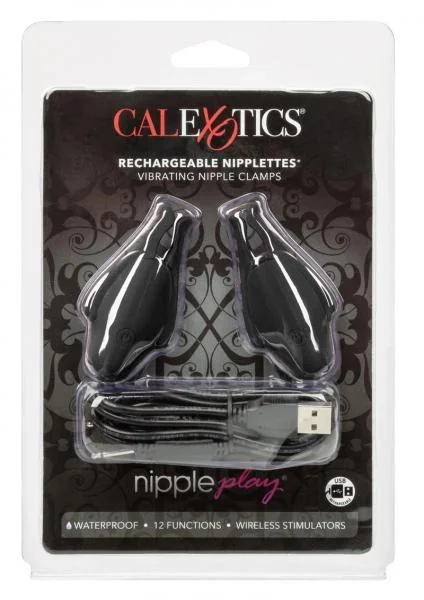 Nipple Play Rechargeable Nipplettes Black