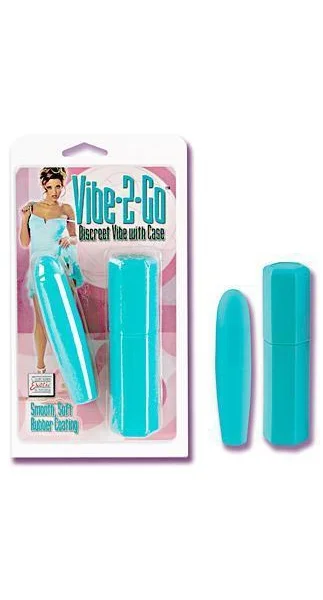 VIBE 2 GO DISCREET VIBE WITH CASE 4 INCH TEAL