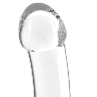 Blown Basic Curve Glass Dildo