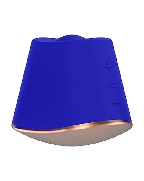Rotating & Vibrating Clitoral Stimulator - Dazzling - Blue