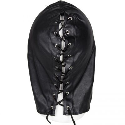 Bondara Black Faux Leather Male Gimp Mask