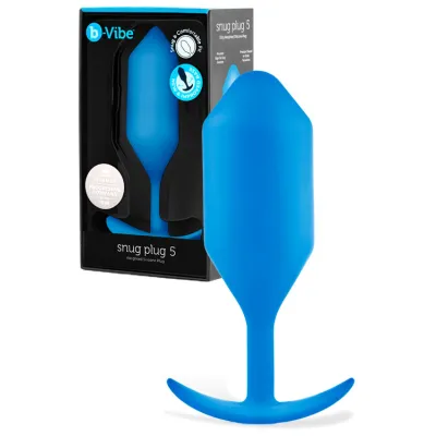 B Vibe Snug Plug 5 5 9 Weighted Butt Plug