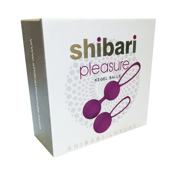 Shibari Pleasure Balls Set Of Two 1 Double Ball 1 Single Ball Purple — image 10 of 19