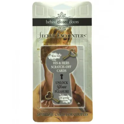 Sexual Encounters Scratch Off Cards
