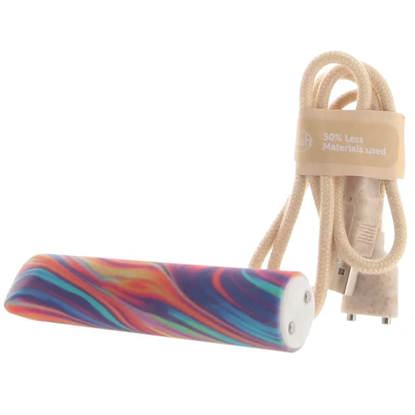 Limited Addiction Psyche Rechargeable Waterproof Power Vibe By Blush - Rainbow