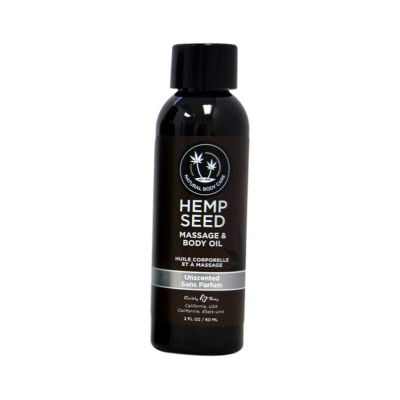 Earthly Body Massage Oil Unscented 2oz