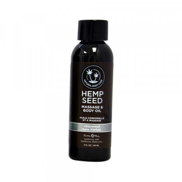 Earthly Body Massage Oil Unscented 2oz
