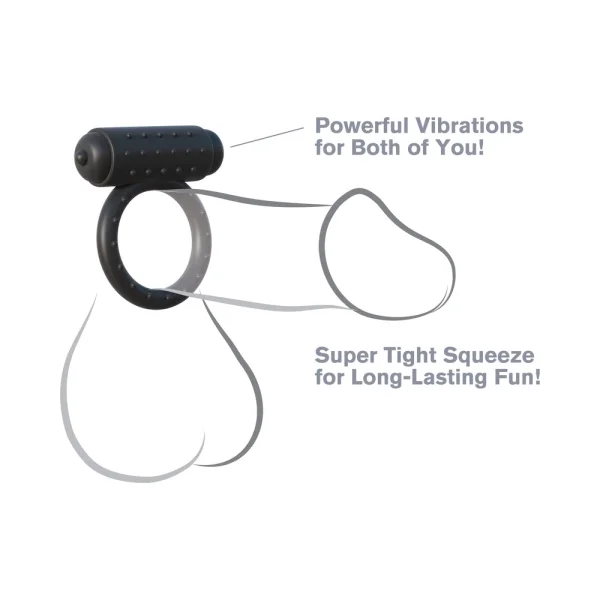 Fantasy C-Ringz The Wingman Black Cock Ring