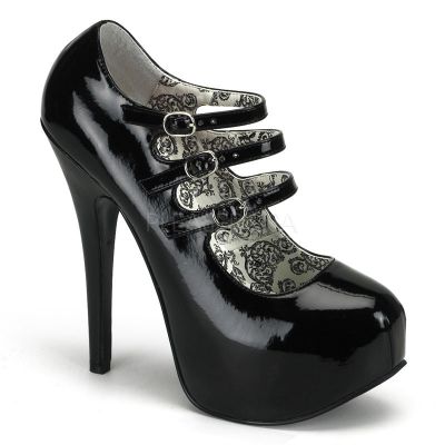 TEEZE 05 5 3 4 Heel 3 Buckle Strapped Concealed Platform