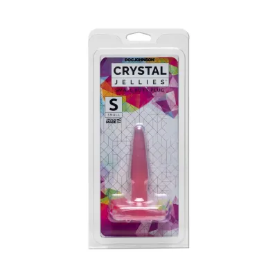 Crystal Jellies Butt Plug Pink Small