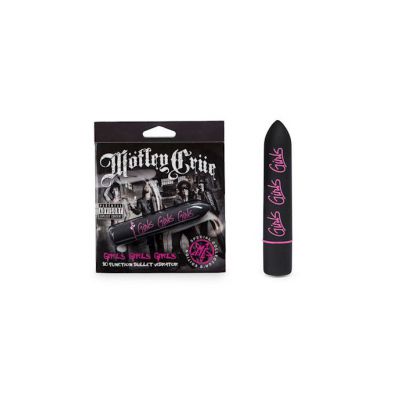 Motley Crue Girls Girls Girls 10 Function Bullet Vibrator Black