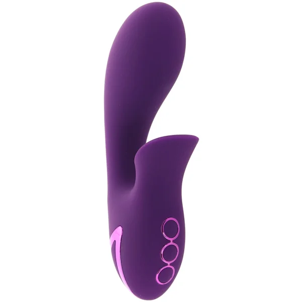 California Dreaming Huntington Beach Heartbreaker Rabbit Style Silicone Rechargeable Vibrator by CalExotics