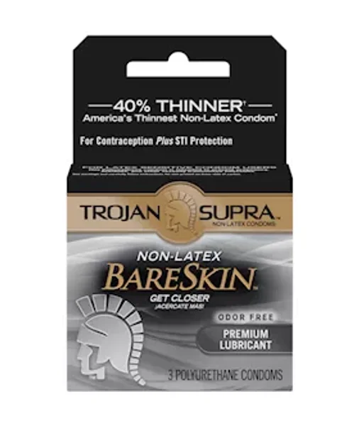 Trojan Bareskin Polyurethane Condoms 3 Pack - 3 — image 2 of 2