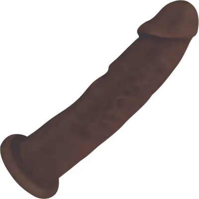 FleshStixxx 6 Inch Silicone Bendable Dildo Chocolate