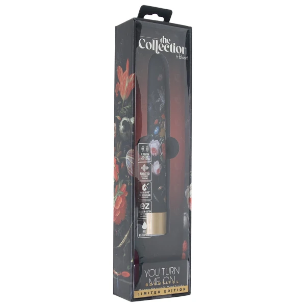 The Collection Bountiful Limited Edition Rechargeable Waterproof Slimline Vibrator By Blush - Flora