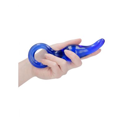 Gripper Blue High Quality Glass Dildos