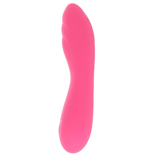 Liquid Silicone Pixies Ripple Rechargeable Waterproof Vibrator By CalExotics - Pink